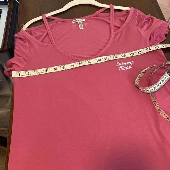 Victoria's Secret Pink Super Soft Current Mood Embroidered SS Tee - Picture 8 of 9